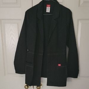Dickies Women's Black Lab Coat